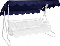 Sonnendach 210 x 145 cm PE blau