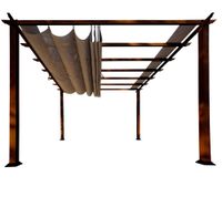 Paragon Outdoor Pavillon Florida ca. 12,25 m² Cocoa Braun
