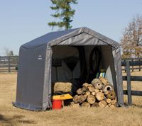 ShelterLogic Foliengerätehaus 9 m² grau