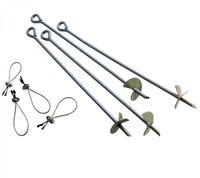 ShelterLogic Sturmanker Erdanker 76 cm, 4 Stk.