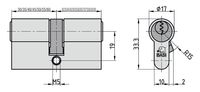 AS - 30/30 mm Profil-Doppelzylinder