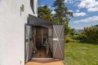 Spacemaker Metallgerätehaus Anlehnhaus 4x7 grau