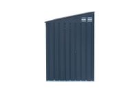 Metall Mülltonnenbox und Aufbewahrungsbox 5x3 dunkelgrau