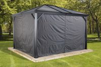 Sojag Vorhänge Seitenteile für Pavillon Ventura 10x14