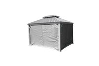 Sojag Vorhänge Seitenteile für Pavillon Messina 12x16 Taupe