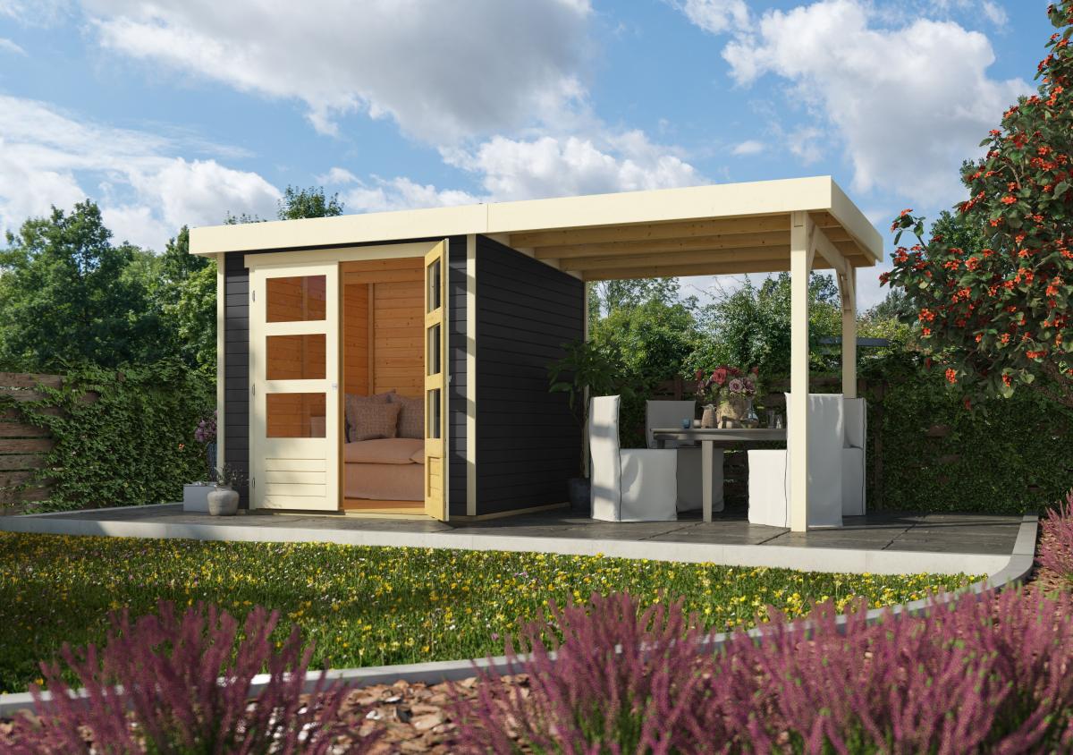 Karibu Gartenhaus Ekenis 2 terragrau