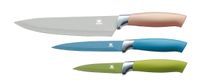 Messerset Metallic Design 3 Messer im Geschenkkarton