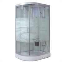 Duschkabine WHITE PEARL - 120 x 80 cm Links