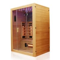 Infrarotkabine MILTON 135x105 cm, 6 Vollspektrumstrahler, 1-2 Personen