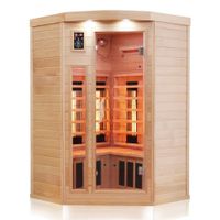 Infrarotkabine LAKEFIELD 120x120 cm, 5 Vollspektrumstrahler, 1-2 Personen