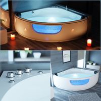 Whirlpoolbadewanne PAROS 135cm x135cm x 60cm