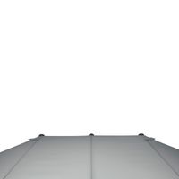 XXL-Oval-Sonnenschirm aus Polyester, ca. 4,6 x 2,7 m - Anthrazit