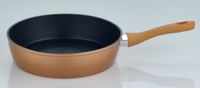 Hochrand-Pfanne "Hamar", Ø ca. 28 cm - Kupfer mit Gegengriff