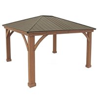 Westmann Premium Holzpavillon Devon 12x14 natur