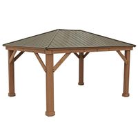 Westmann Premium Holzpavillon Devon 12x16 natur