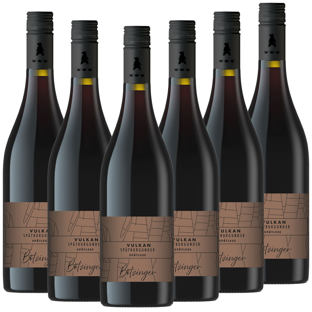 Der Bötzinger - Spätburgunder Rotwein Spätlese halbtrocken - 6er Karton