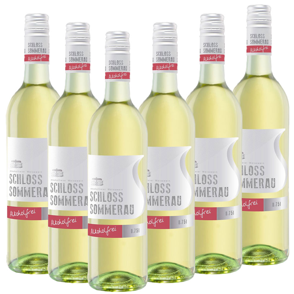 Schloss Sommerau alkoholfreier Weißwein - 6er Karton