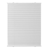Plissee Haftfix, ohne Bohren Weiß, 75 cm x 130 cm (B x L)