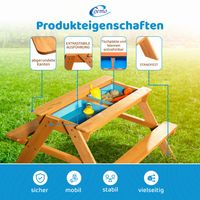 2in1 Kindersitzgruppe und Sand-und Wasserspieltisch Kinder
