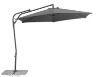 Schneider Ampelschirm GENUA, ca. 300 cm Ø, anthrazit
