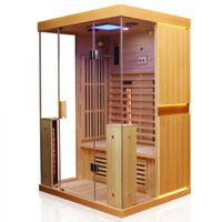 Infrarotkabine KINGSTON 130x105 cm, 4 Vollspektrumstrahler, 1-2 Personen
