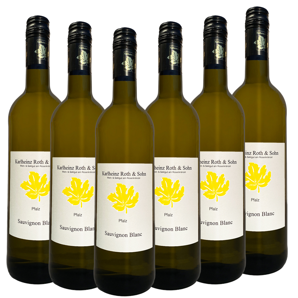Weingut Karlheinz Roth & Sohn GbR Sauvignon Blanc QbA 2024 - 6er Karton