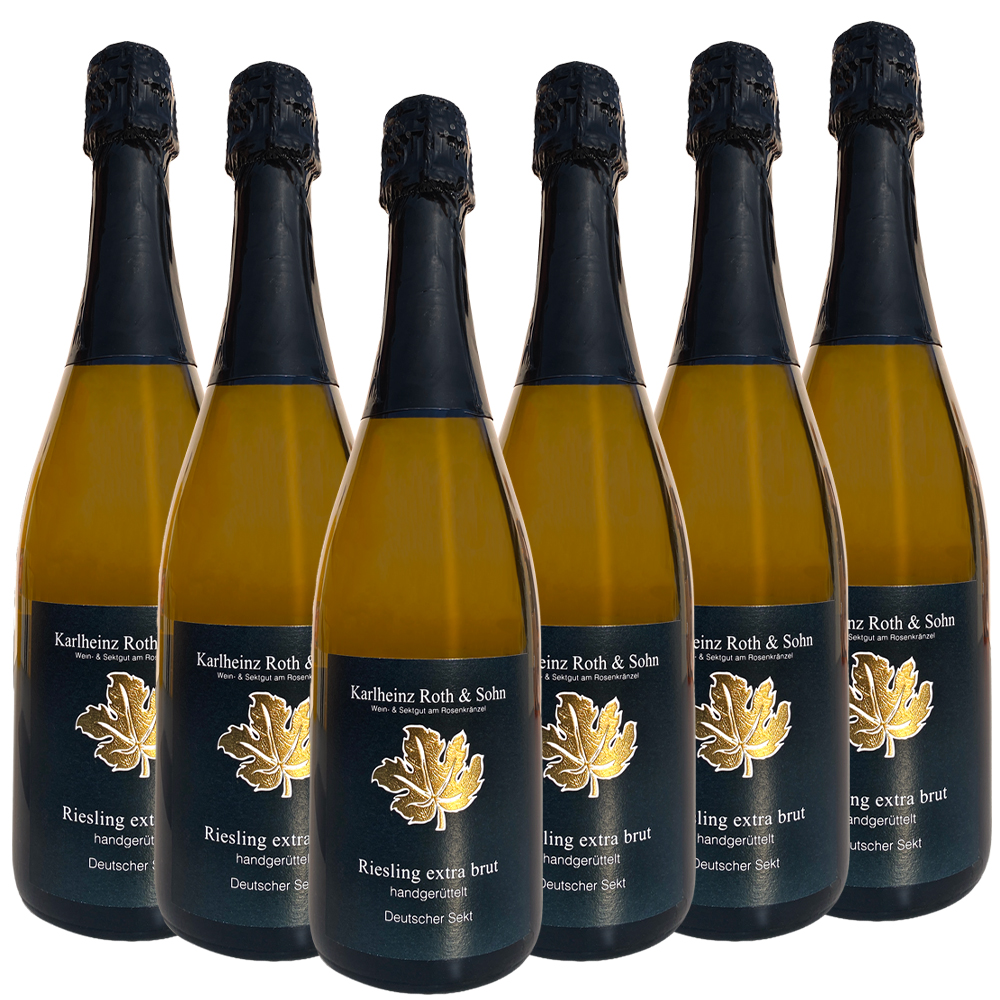 Weingut Karlheinz Roth & Sohn GbR Riesling Sekt extra brut - 6er Karton