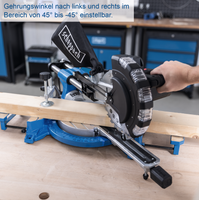 Kapp-, Zug- und Gehrungssäge HM2000 SE Inklusive 24 Z und 48 Z HW-Sägeblatt