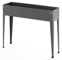 Metall-Hochbeet, ca. 100 x 27 x 80 cm - Anthrazit