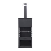 Westmann Grill und Gartenkamin schwarz