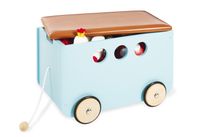 Pinolino Spielzeugkiste mit Rollen Jim, mint