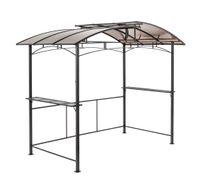 Grillpavillon aus Aluminium, ca. 165 x 275 x 235 cm - Anthrazit