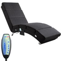 Polsterliege London anthrazit mit Massagefunktion