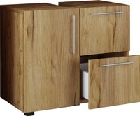 Badunterschrank "Flandu" Honig-Eiche