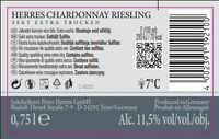 Chardonnay Riesling Sekt, extra trocken