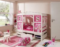 Hausbett MINI Prinzessin Rosa Var 3 inkl. Matratze