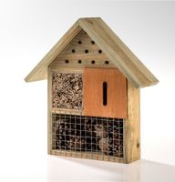 Insektenhotel, ca. 27,3 x 9 x 30 cm - Braun