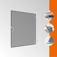 Magnetfenster 100x120cm weiß