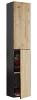 Hochschrank Lendas Anthrazit/Honig-Eiche