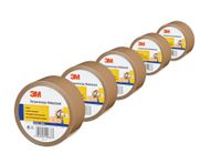 Verpackungs-Klebeband, Braun - 5er-Set
