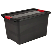 Ordnung Transportbehälter inkl. Deckel, 52 Liter - Graphite