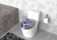 MDF WC-Sitz Soft-Touch - Hortensie