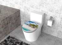 MDF WC-Sitz PET - Palmen Strand
