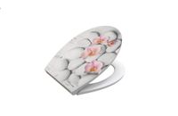 Duroplast WC-Sitz Carving Printing Stein Orchidee