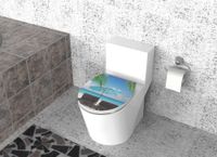 Duroplast WC-Sitz Carving Printing - Beach