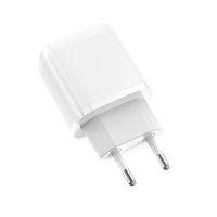 USB Type-C 20 Watt Reise-Schnell-Ladegerät mit TÜV/GS weiss