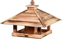 Vogelhaus quadratisch zum Aufstellen, geflammt