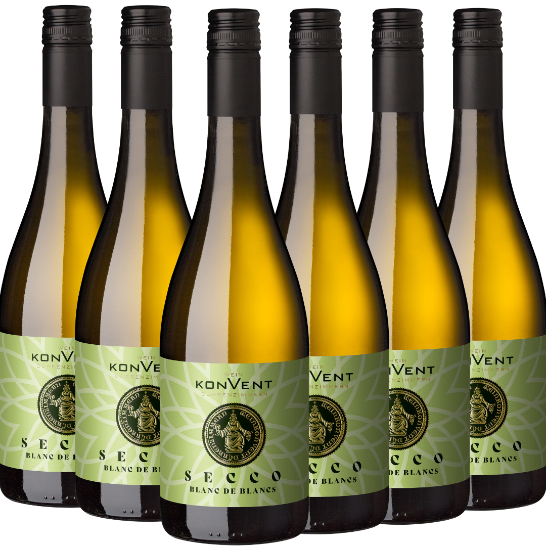 Württembergische WZG Secco Blanc de Blancs Weinkonvent Dürrenzimmern 6er Karton (4,5 l)