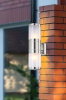 Lighting - XELOO - Außenleuchte Edelstahl, 2x E27