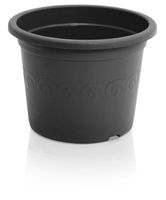 Pflanztopf "Classic", Rund Ø ca. 28 x 21,2 cm - Anthrazit